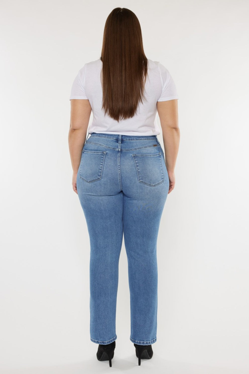 Kancan Full Size Cat's Whiskers High Waist Jeans