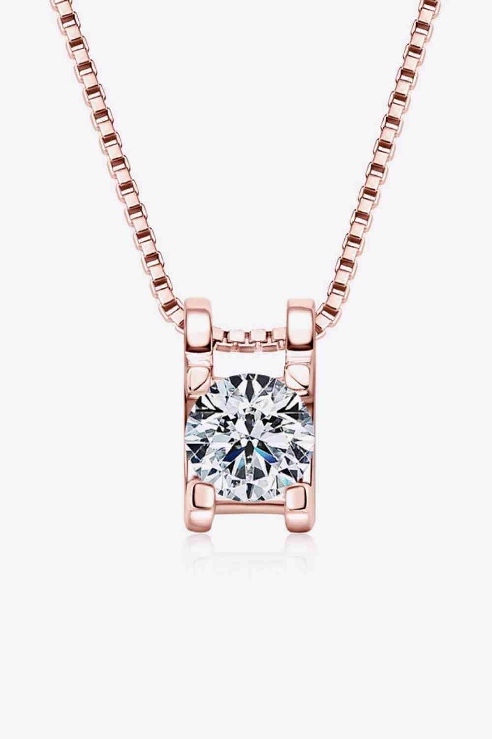 Moissanite 925 Sterling Silver Necklace - WAZKA