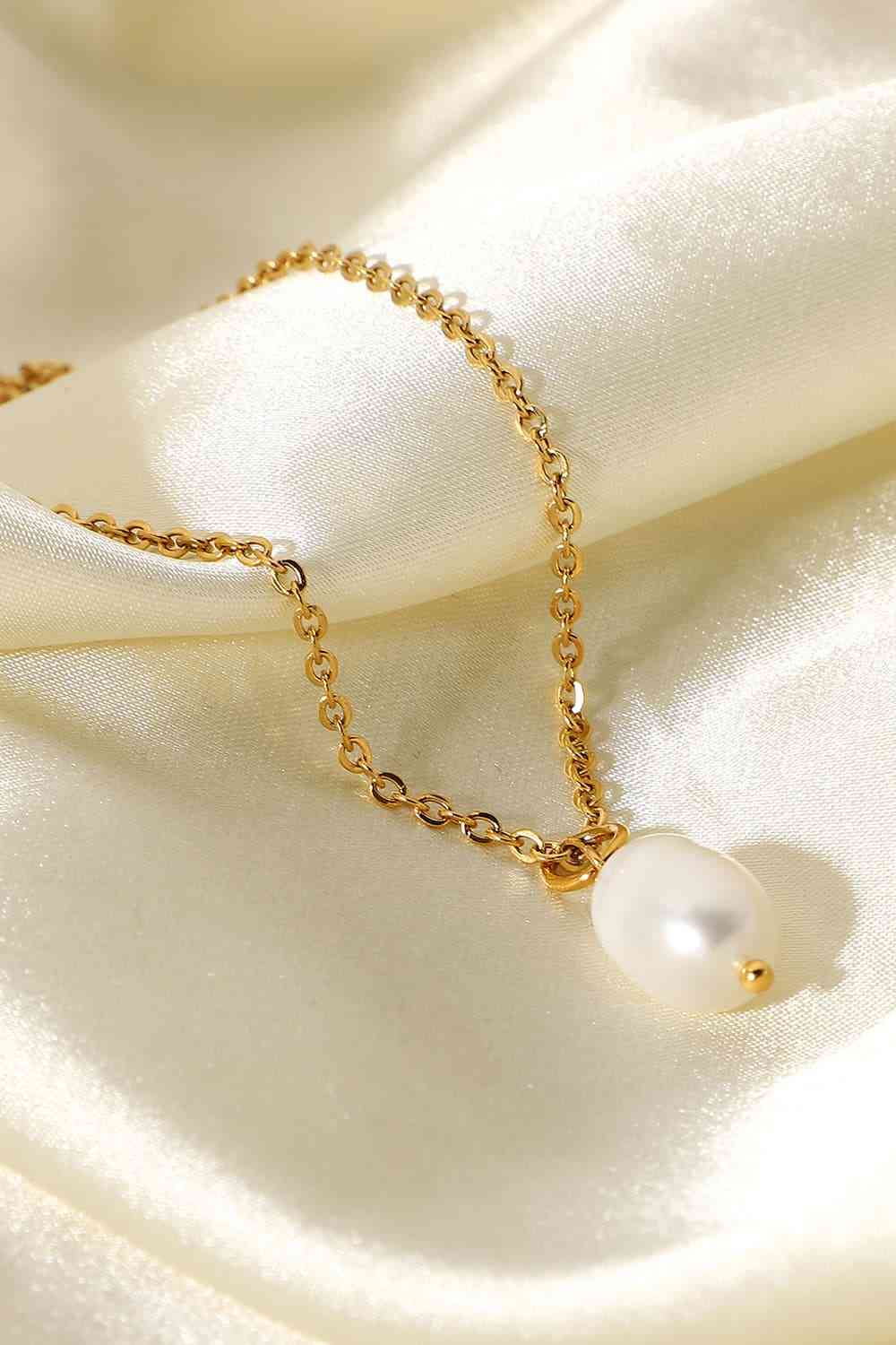 Freshwater Pearl Pendant Necklace - WAZKA