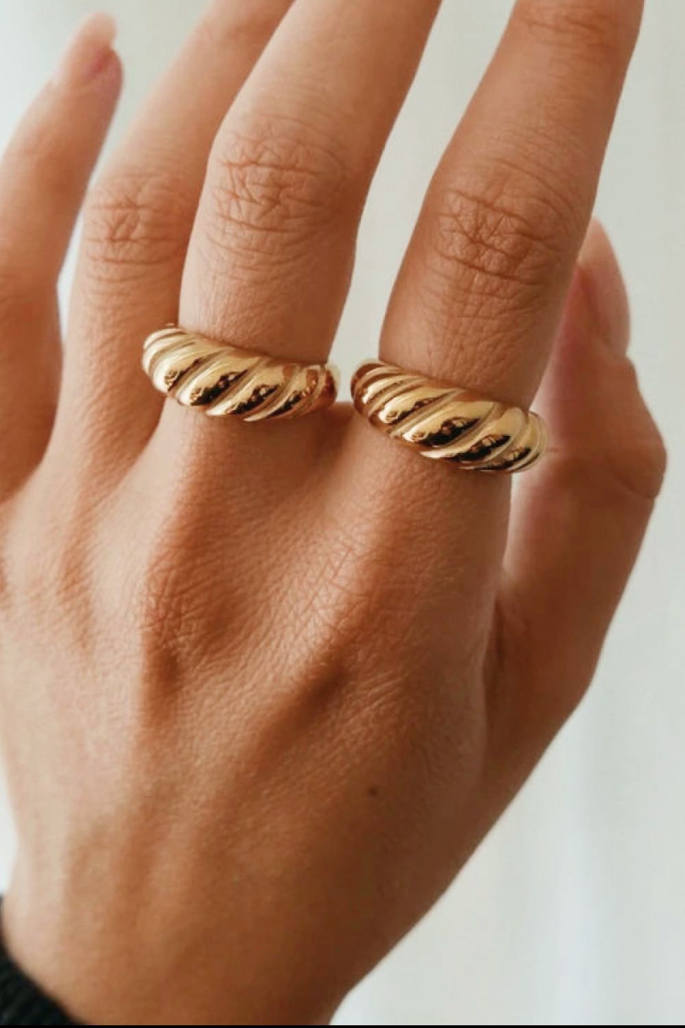 Gold Twisted Ring - WAZKA