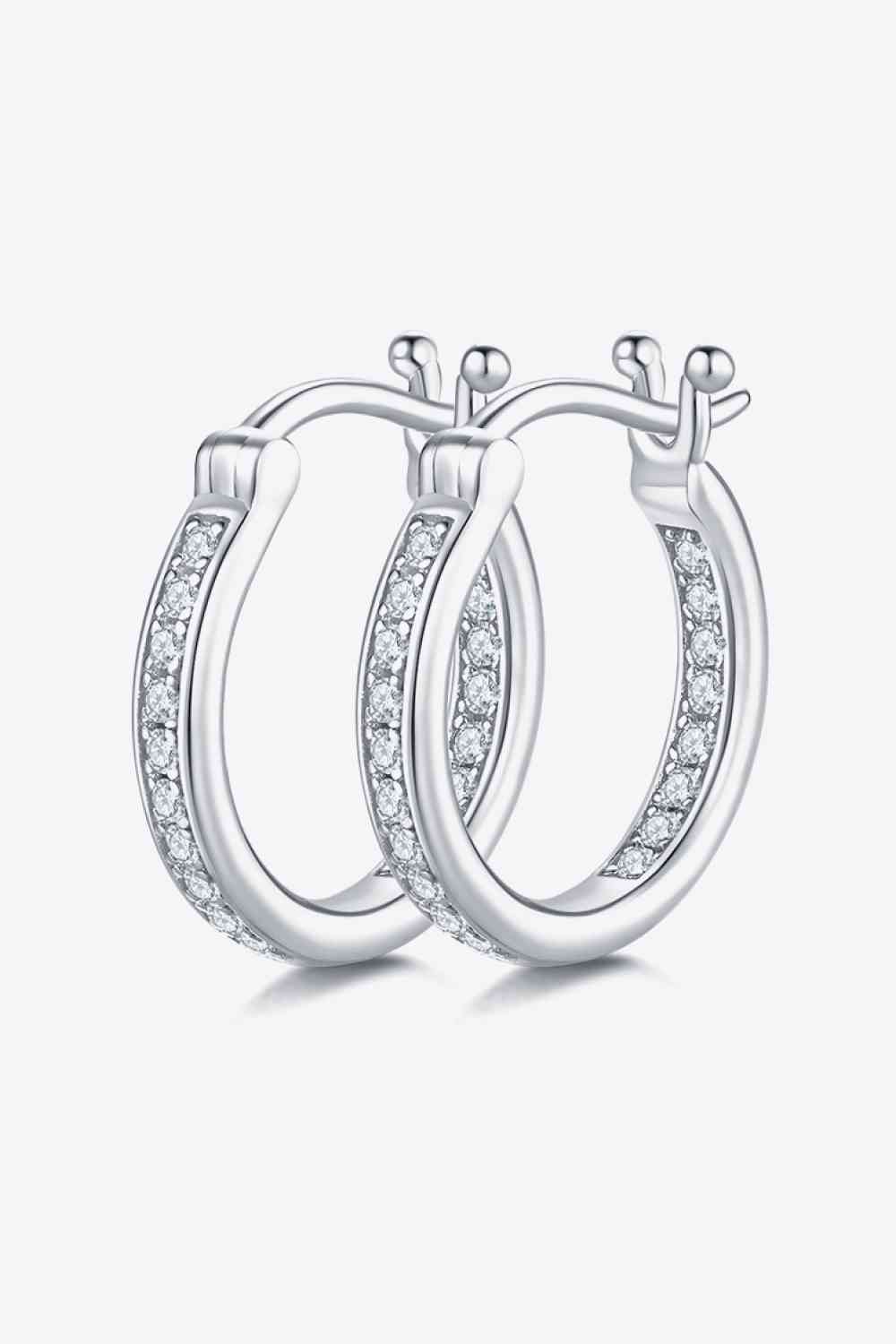 Adored Moissanite 925 Sterling Silver Earrings - WAZKA