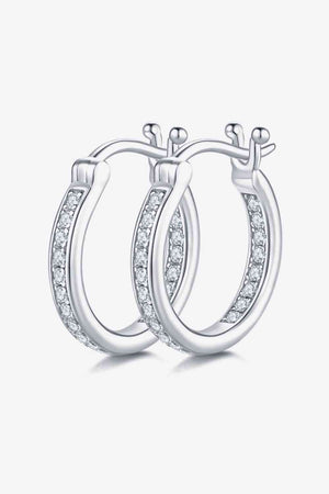 Adored Moissanite 925 Sterling Silver Earrings - WAZKA