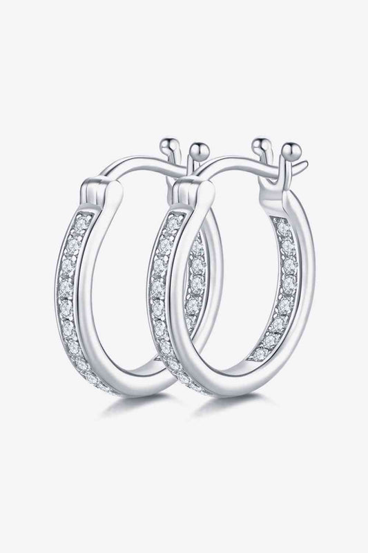 Adored Moissanite 925 Sterling Silver Earrings - WAZKA