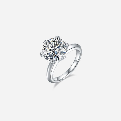 5 Carat Moissanite 925 Sterling Silver Ring - WAZKA