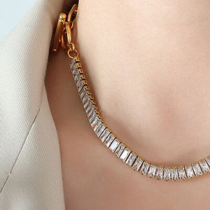 Titanium Steel Gold-Plated Necklace - WAZKA