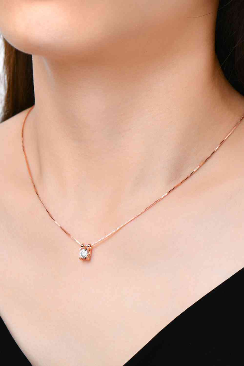 Moissanite 925 Sterling Silver Necklace - WAZKA