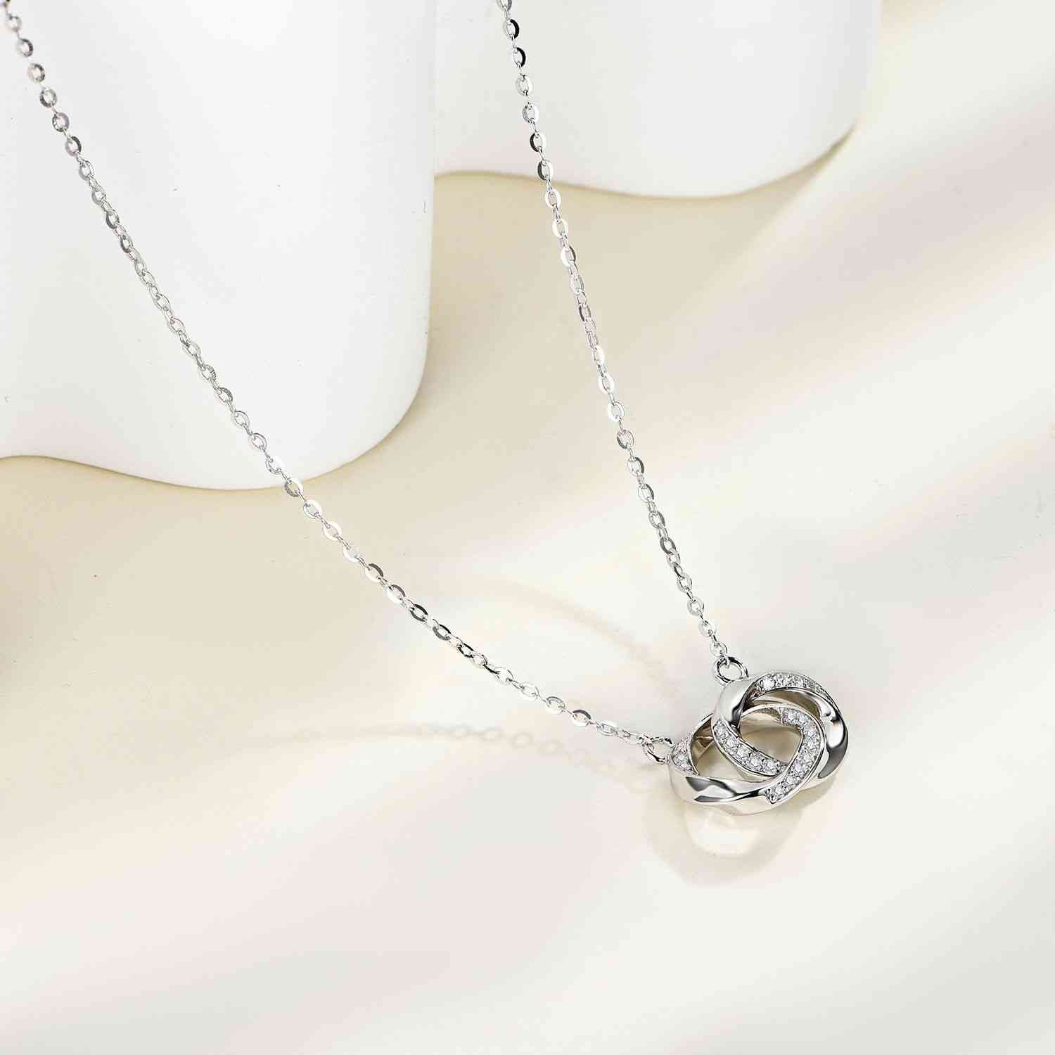 Moissanite 925 Sterling Silver Necklace - WAZKA