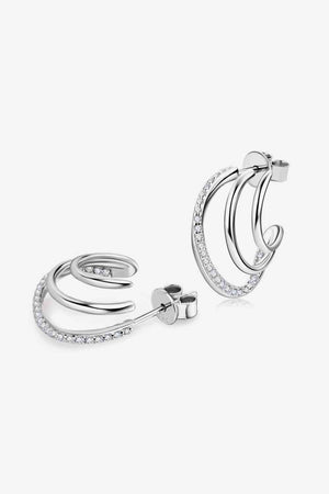 Moissanite 925 Sterling Silver Earrings - WAZKA